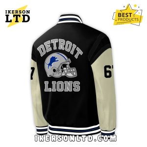 Big Sean x Detroit Lions Playoff Baseball Jacket