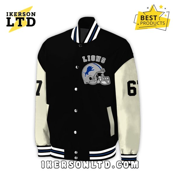 Big Sean x Detroit Lions Playoff Baseball Jacket