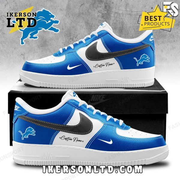 Custom Detroit Lions Limited Edition Air Force 1 Sneakers