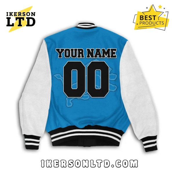 Custom Detroit Lions NFL Champions Baseball Jacket