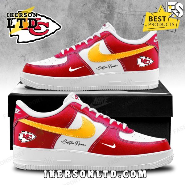 Custom Kansas City Chiefs Limited Edition Air Force 1 Sneakers