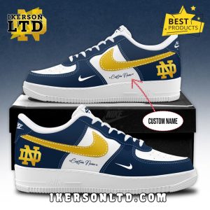 Custom Notre Dame Fighting Irish Football Air Force 1 Sneakers