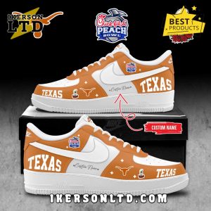 Custom Texas Longhorns Limited Edition Air Force 1 Sneakers