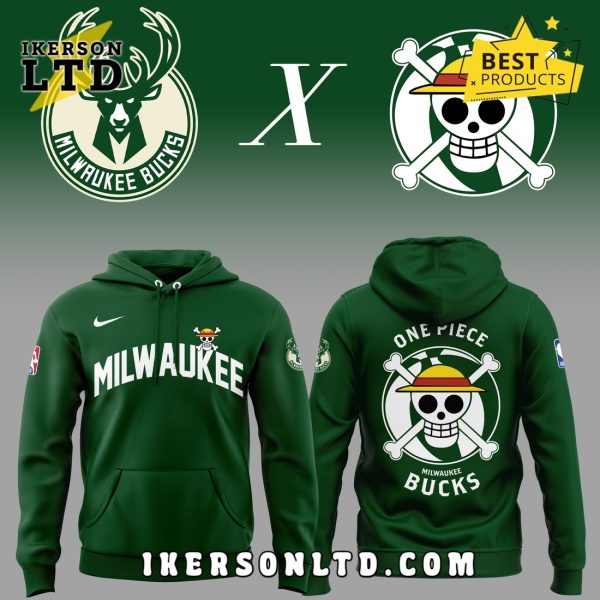 Milwaukee Bucks x One Piece Hoodie