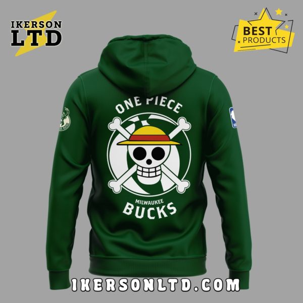 Milwaukee Bucks x One Piece Hoodie