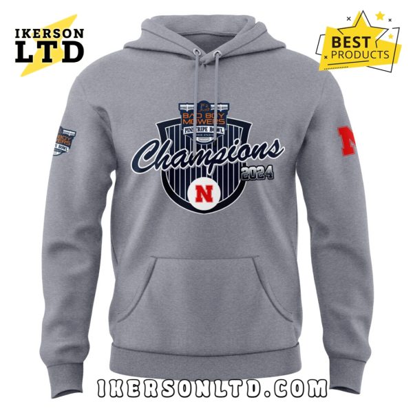 Nebraska Cornhuskers Football Champions Gray Hoodie