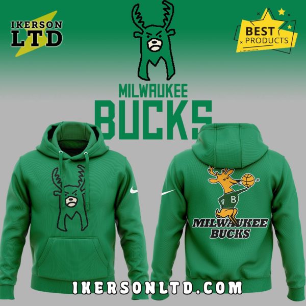 New Edition Milwaukee Bucks Green Hoodie