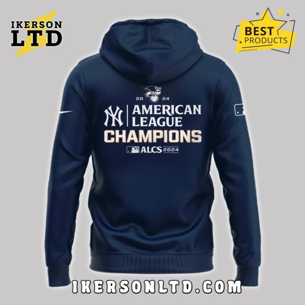 New York Yankees 2024 American League Champions Navy Hoodie