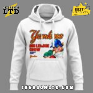 New York Yankees Team Baseball Team White Hoodie