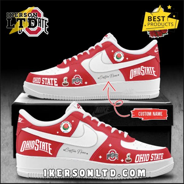 Ohio State Buckeyes Rose Bowl Champions Air Force 1 Sneakers