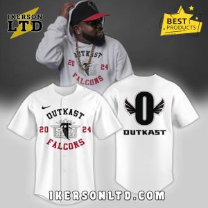 Outkast x Atlanta Falcons White Edition Baseball Jersey