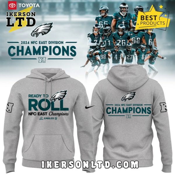 Philadelphia Eagles NFC East Champions Gray Hoodie