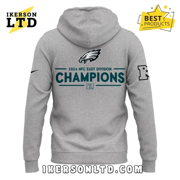 Philadelphia Eagles NFC East Champions Gray Hoodie