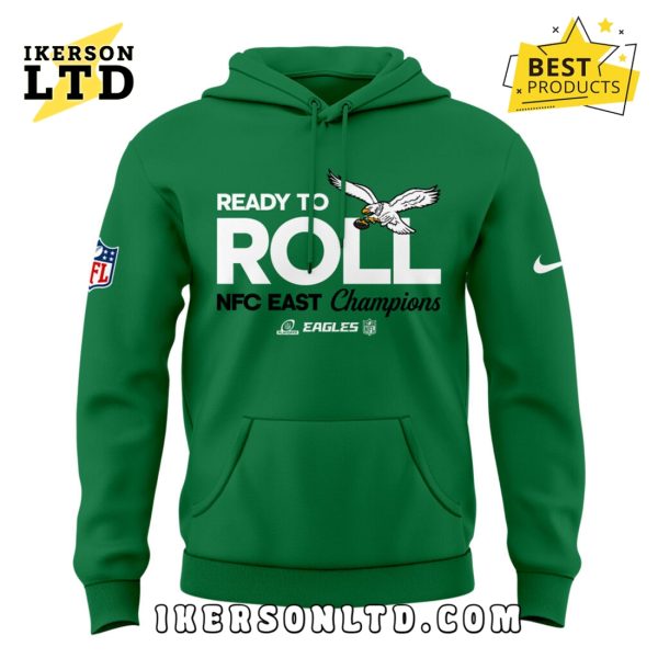 Philadelphia Eagles NFC East Champions Kelly Green Hoodie