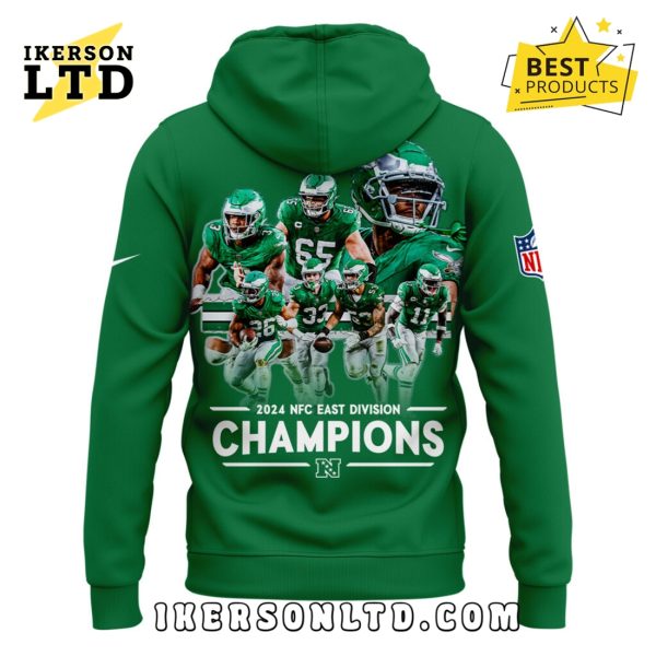 Philadelphia Eagles NFC East Champions Kelly Green Hoodie