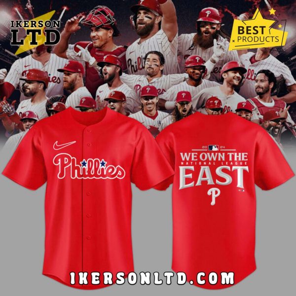 Philadelphia Phillies 2024 League Champions Baseball Jersey