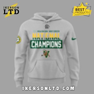 UVM Men’s Soccer 2024 College Cup Champions Gray Hoodie