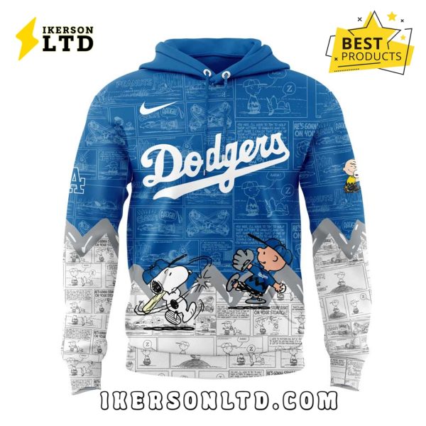 75th Anniversary of Peanuts Los Angeles Dodgers Hoodie