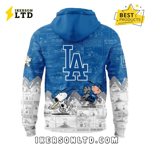 75th Anniversary of Peanuts Los Angeles Dodgers Hoodie