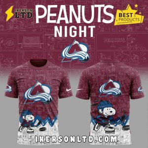 Anniversary of Peanuts Colorado Avalanche Hoodie