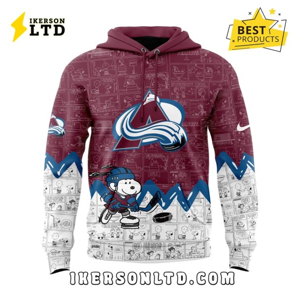 Anniversary of Peanuts Colorado Avalanche Hoodie