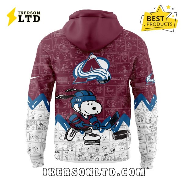 Anniversary of Peanuts Colorado Avalanche Hoodie