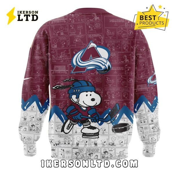 Anniversary of Peanuts Colorado Avalanche Hoodie