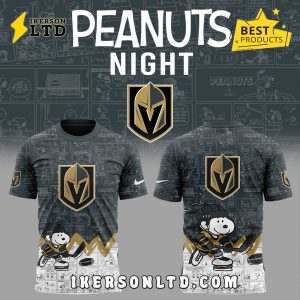 Anniversary of Peanuts Vegas Golden Knights Hoodie