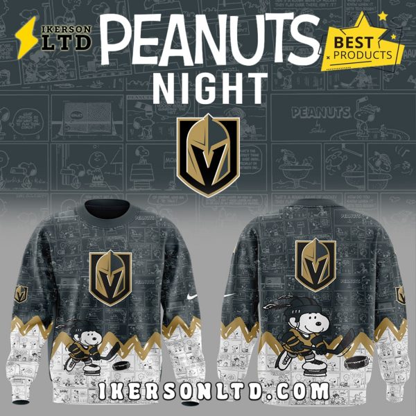 Anniversary of Peanuts Vegas Golden Knights Hoodie