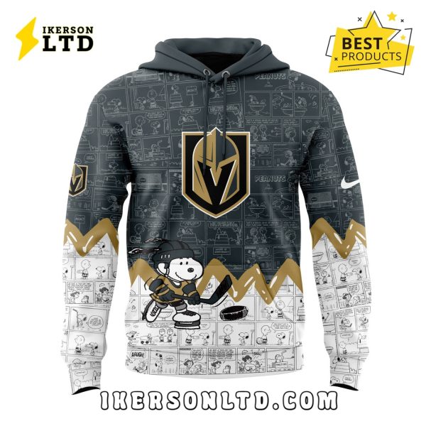 Anniversary of Peanuts Vegas Golden Knights Hoodie