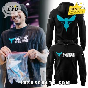 Charlotte Hornets Swarm to Serve Initiative Hoodie