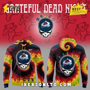 Colorado Avalanche 2025 Grateful Dead Night Hoodie