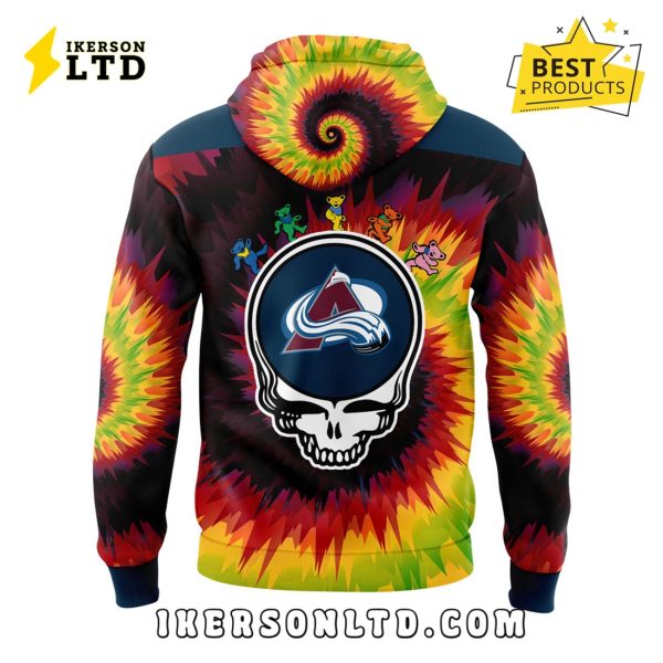 Colorado Avalanche 2025 Grateful Dead Night Hoodie