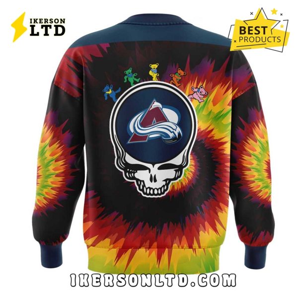 Colorado Avalanche 2025 Grateful Dead Night Hoodie