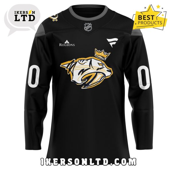 Custom Nashville Predators Music Heritage Night Hockey Jersey