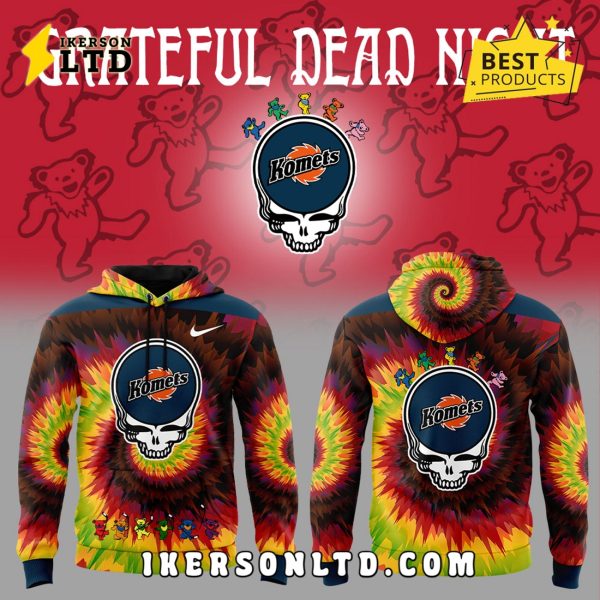 Fort Wayne Komets 2025 Grateful Dead Night Hoodie