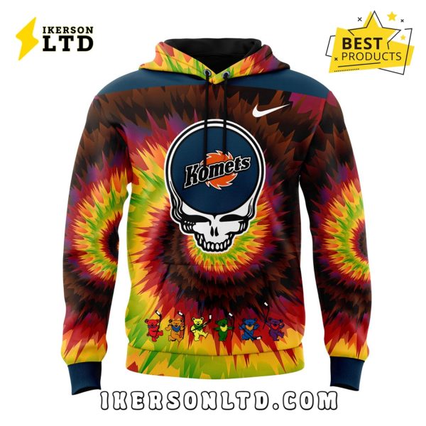 Fort Wayne Komets 2025 Grateful Dead Night Hoodie