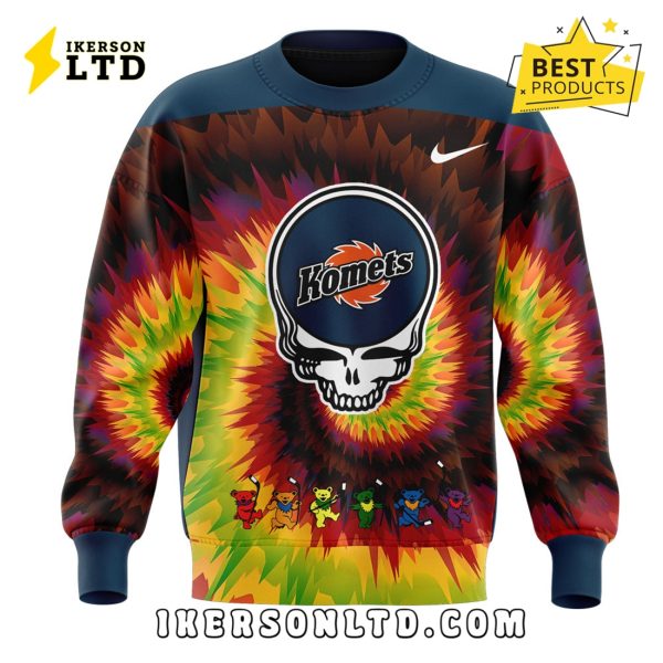 Fort Wayne Komets 2025 Grateful Dead Night Hoodie