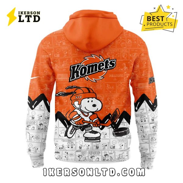 Fort Wayne Komets 2025 Peanuts Anniversary Hoodie