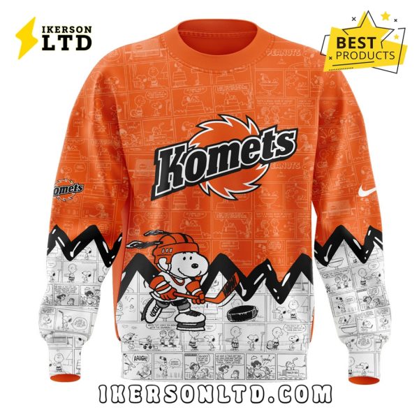 Fort Wayne Komets 2025 Peanuts Anniversary Hoodie