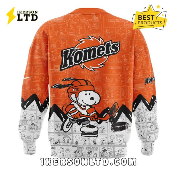 Fort Wayne Komets 2025 Peanuts Anniversary Hoodie