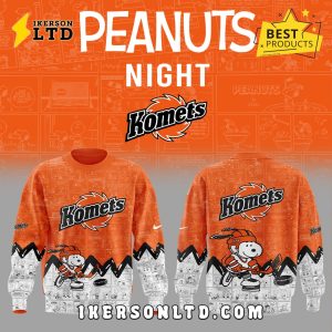 Fort Wayne Komets 2025 Peanuts Anniversary Sweatshirt