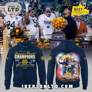 Limited Notre Dame Fighting Irish 2025 Playoff Navy Hoodie