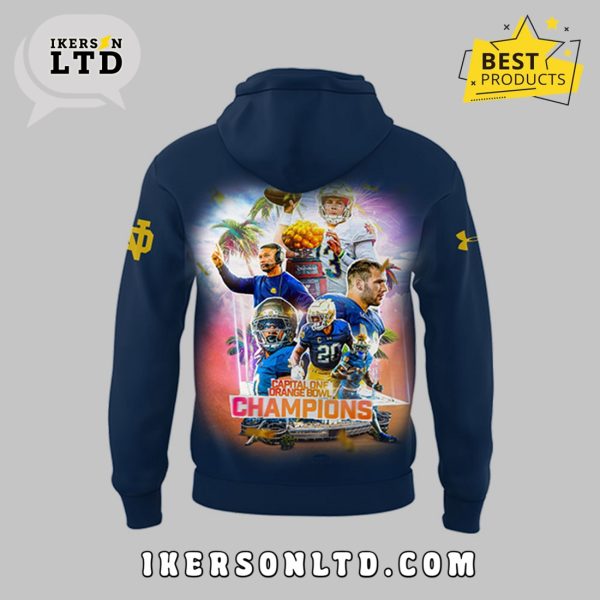 Limited Notre Dame Fighting Irish 2025 Playoff Navy Hoodie