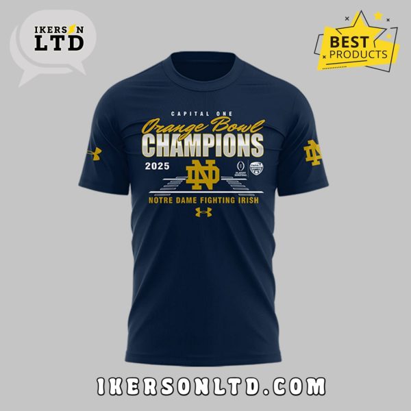 Limited Notre Dame Fighting Irish 2025 Playoff Navy Hoodie