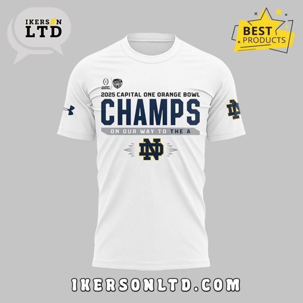 Limited Notre Dame Fighting Irish 2025 Playoff White Hoodie