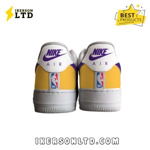 Los Angeles Lakers Fan Gear Air Force 1 Sneakers