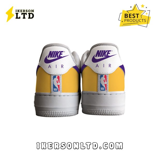 Los Angeles Lakers Fan Gear Air Force 1 Sneakers