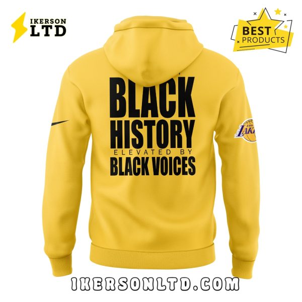 Los Angeles Lakers Luka Doncic Black History Hoodie