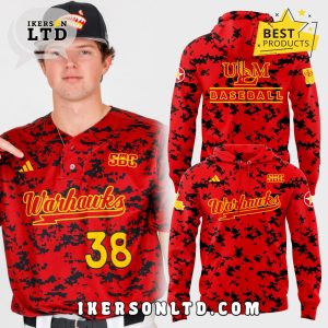 Louisiana-Monroe Warhawks Basketball Red Hoodie